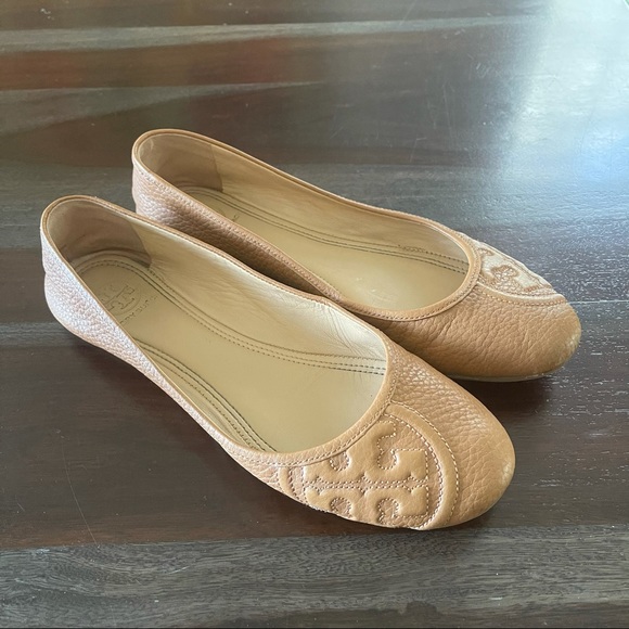 Tory Burch Shoes - Tory Burch Ruby Ballet Flat Tumbled Leather 7.5